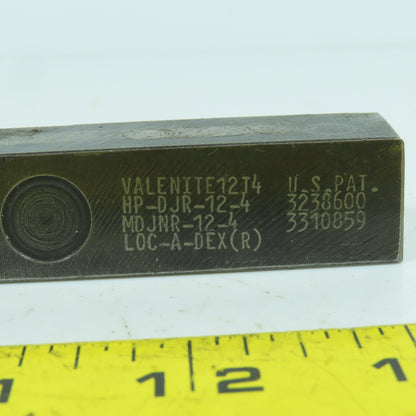 Valenite HP-DJR-12-4 Indexable Insert Tool Holder 3/4" Square Shank Right Hand