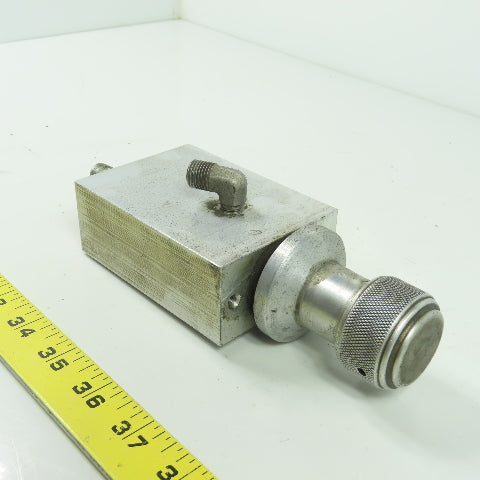 4" x 2-3/4" Aluminum Hydraulic Manifold Block 1/8" NPT