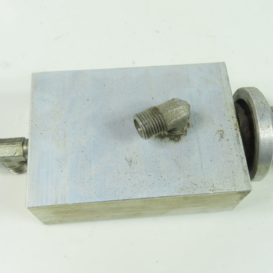 4" x 2-3/4" Aluminum Hydraulic Manifold Block 1/8" NPT