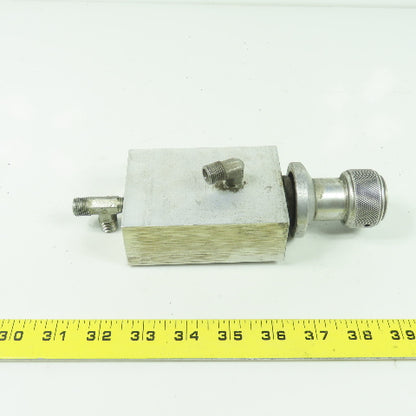 4" x 2-3/4" Aluminum Hydraulic Manifold Block 1/8" NPT
