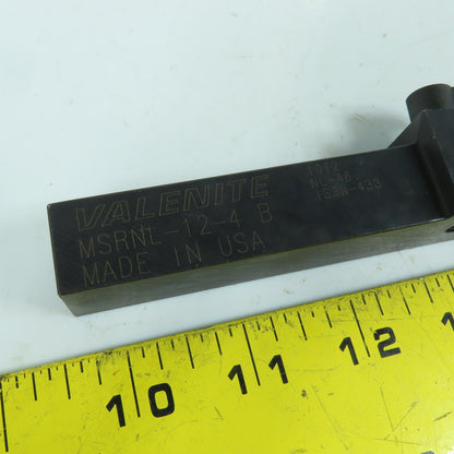 Valenite MSRNL-12-4 B Indexable Insert Tool Holder 3/4" Square Shank Left Hand
