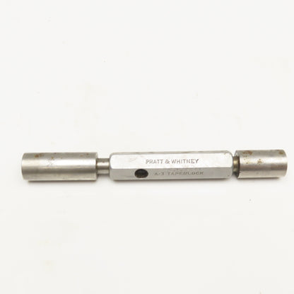 Pratt & Whitney Go No Go Plug Gage .7515 Go .7500 No Go A3 Taperlock
