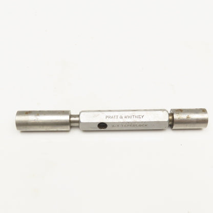 Pratt & Whitney Go No Go Plug Gage .7515 Go .7500 No Go A3 Taperlock