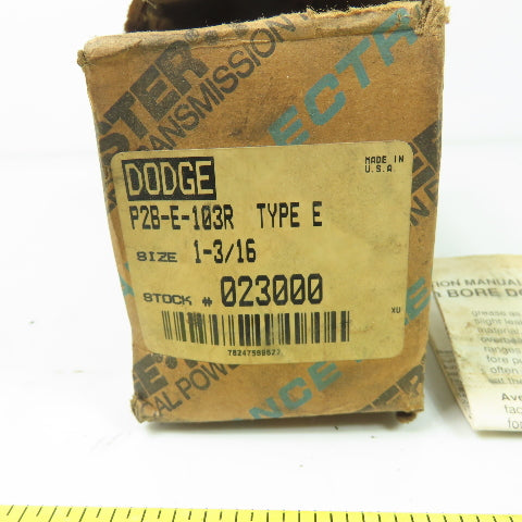 Dodge P2B-E-103R Pillow Block Ball Bearing 1-3/16" Bore