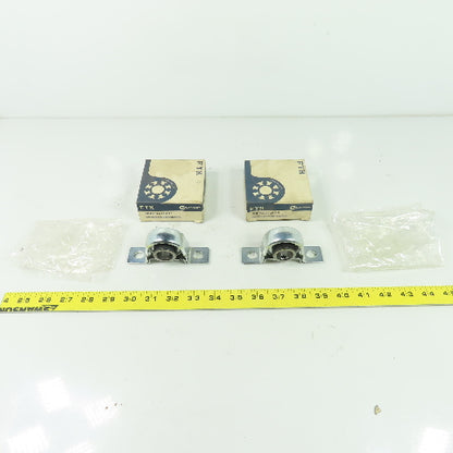 FYH SBPP20412KG5 Pillow Block Ball Bearing 3/4" Bore Lot Of 2