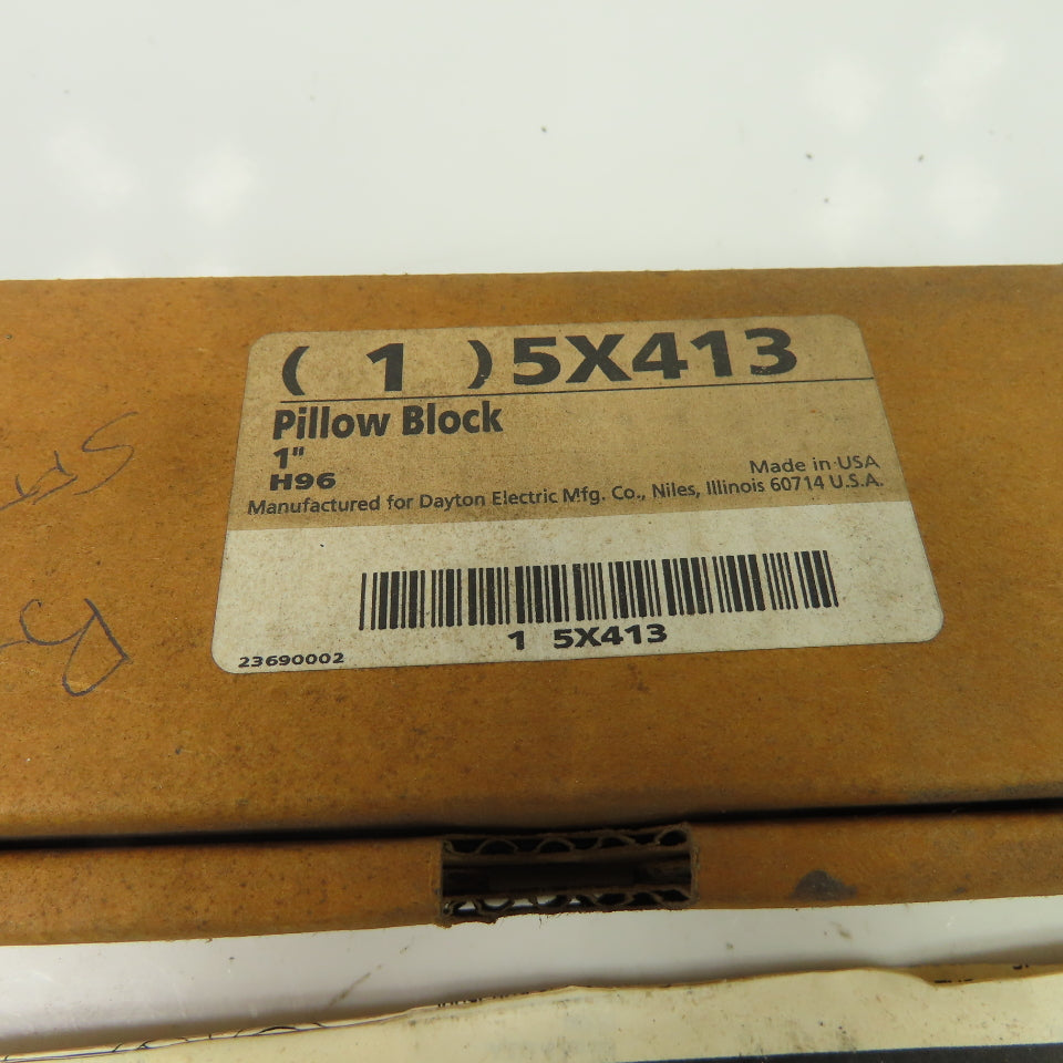 Dayton (1)5x413 Pillow Block Ball Bearing 1" Bore Set Lot Of 2