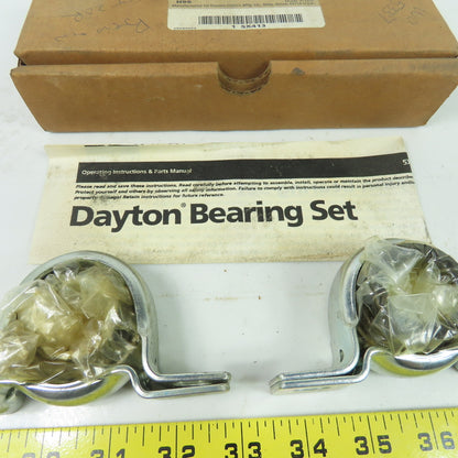 Dayton (1)5x413 Pillow Block Ball Bearing 1" Bore Set Lot Of 2