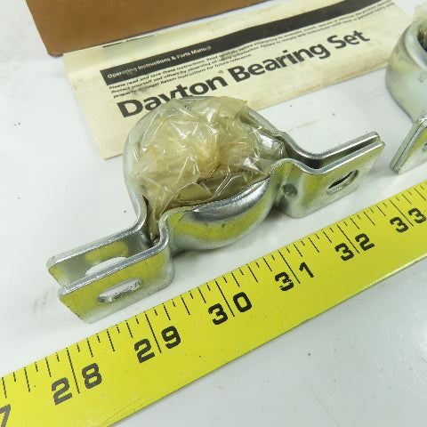 Dayton (1)5x413 Pillow Block Ball Bearing 1" Bore Set Lot Of 2