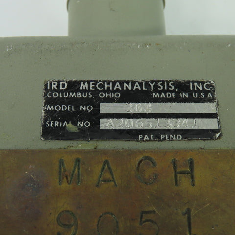 IRD Mechanalysis Model 308 Vibration Sound Level Meter