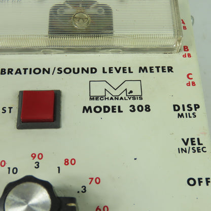 IRD Mechanalysis Model 308 Vibration Sound Level Meter