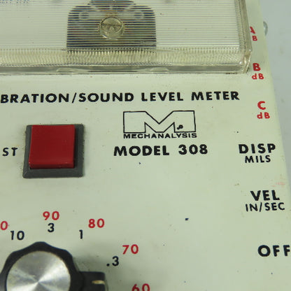 IRD Mechanalysis Model 308 Vibration Sound Level Meter