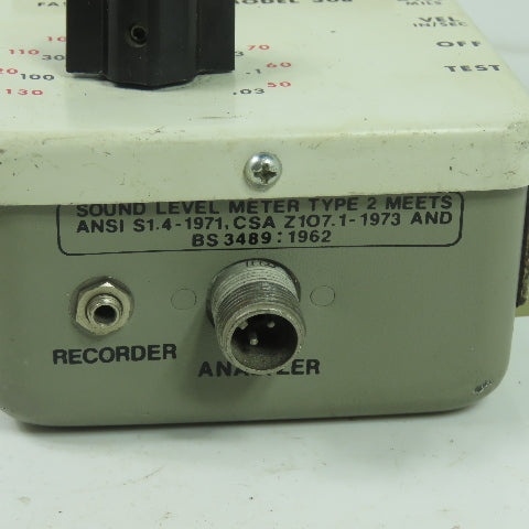 IRD Mechanalysis Model 308 Vibration Sound Level Meter