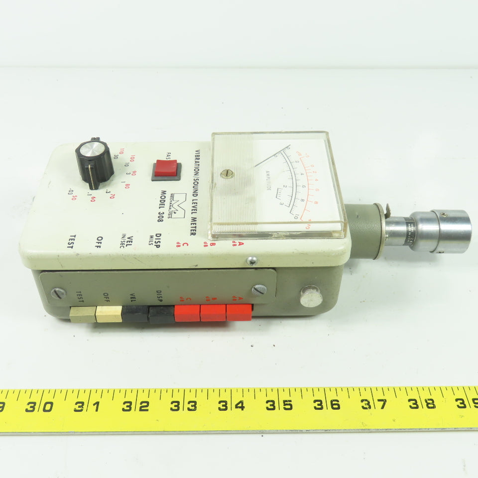 IRD Mechanalysis Model 308 Vibration Sound Level Meter