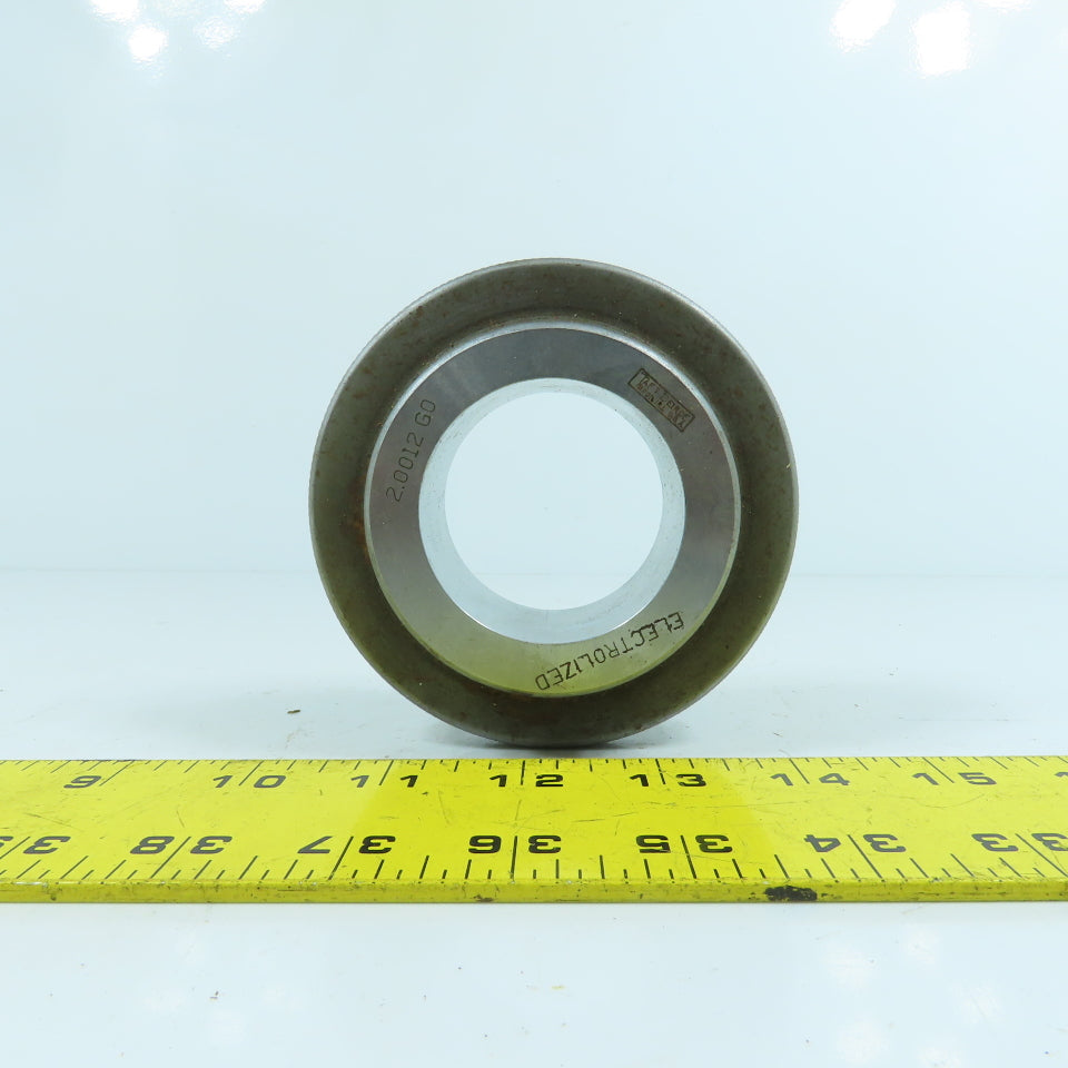 Taft-Pierce 2.0012" GO Smooth Bore Master Ring Gauge Electrolized