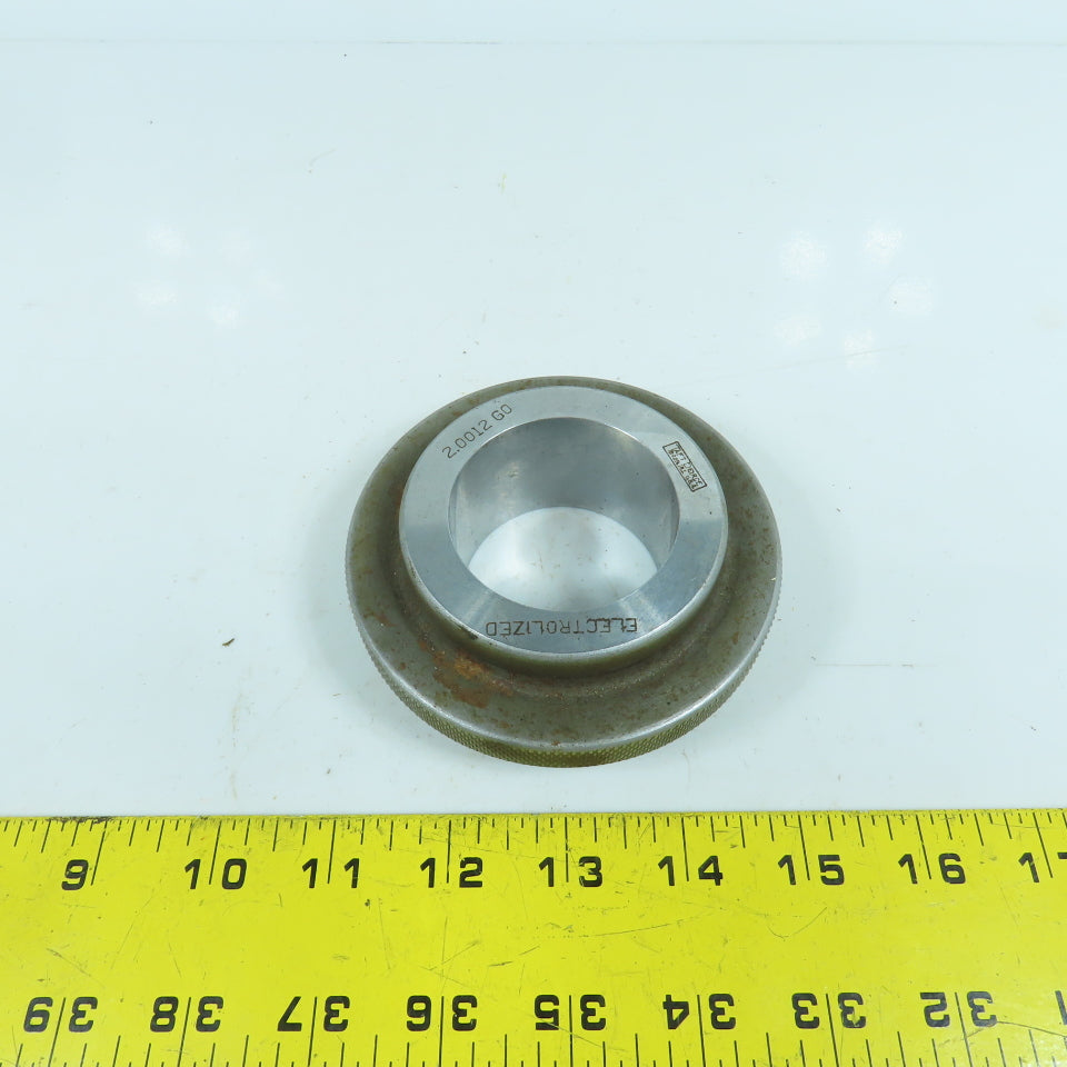 Taft-Pierce 2.0012" GO Smooth Bore Master Ring Gauge Electrolized