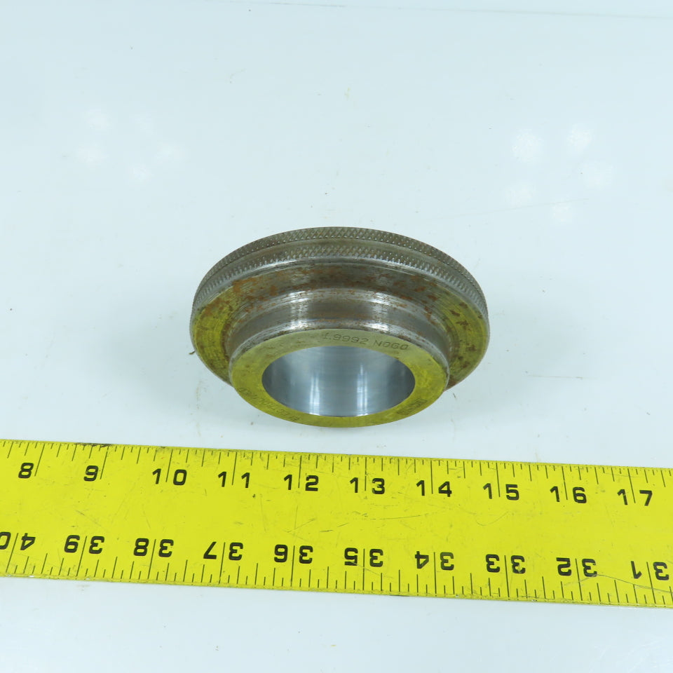 Taft-Pierce 1.9992" NOGO Smooth Bore Master Ring Gauge Electrolized