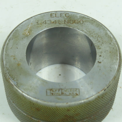 Taft-Pierce 1.4341" NOGO Smooth Bore Master Ring Gauge Electrolized