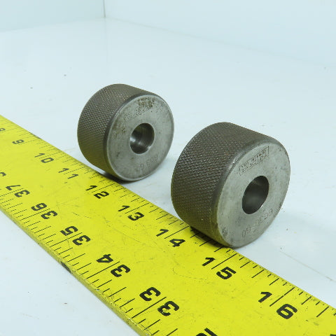 Taft-Pierce 0.6030" GO Smooth Bore Master Ring Gauge Lot Of 2