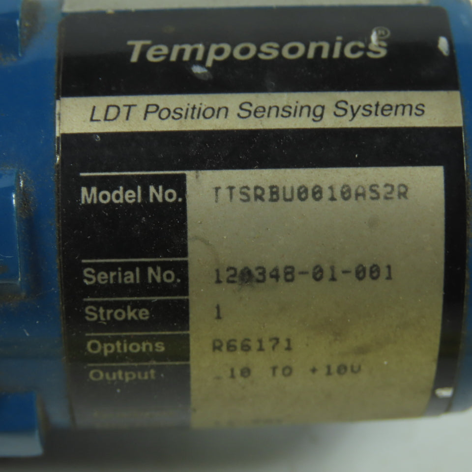 MTS Temposonics TTSRBU0010AS2R LDT Position Sensor 10-Pin