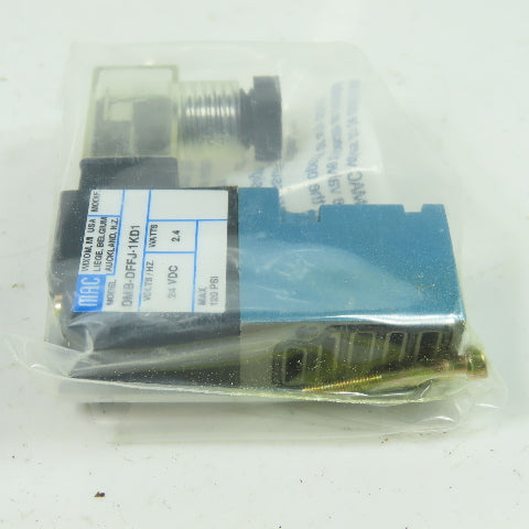 MAC DMB-DFFJ-1KD1 24VDC Solenoid Valve 120PSI 2.4W