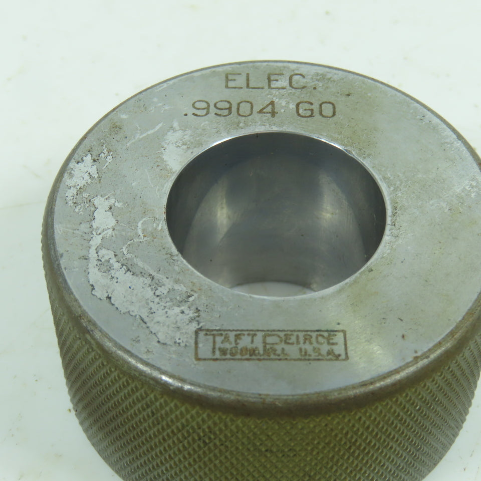 Taft-Pierce 0.9904" GO Smooth Bore Master Ring Gauge Electrolized