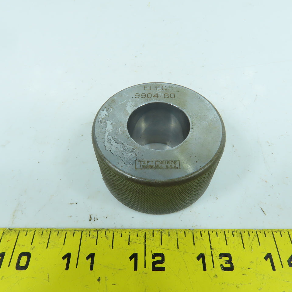 Taft-Pierce 0.9904" GO Smooth Bore Master Ring Gauge Electrolized