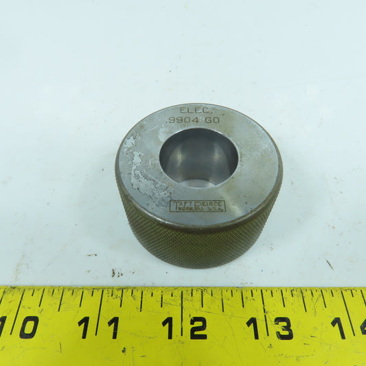 Taft-Pierce 0.9904" GO Smooth Bore Master Ring Gauge Electrolized