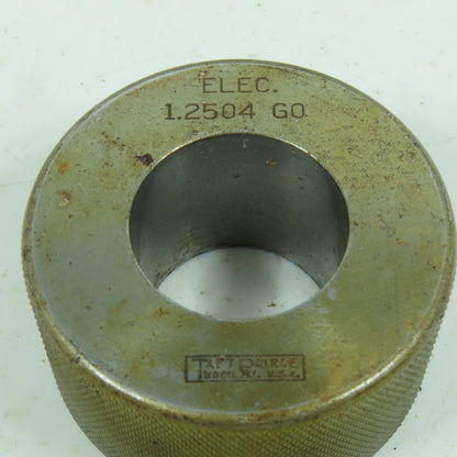 Taft-Pierce 1.2504" GO Smooth Bore Master Ring Gauge