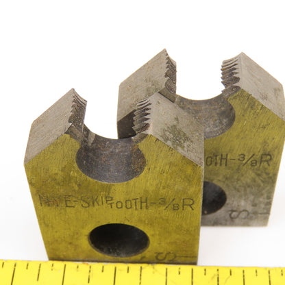 Nye Tool & Machine Works Skip Tooth 3/8, 1/8, 1/4" Right Hand Thread Die Lot/7