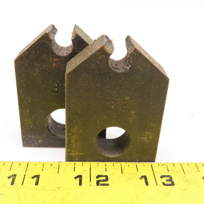 Nye Tool & Machine Works Skip Tooth 3/8, 1/8, 1/4" Right Hand Thread Die Lot/7