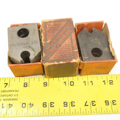 Nye Tool & Machine Works Skip Tooth 3/8, 1/8, 1/4" Right Hand Thread Die Lot/7