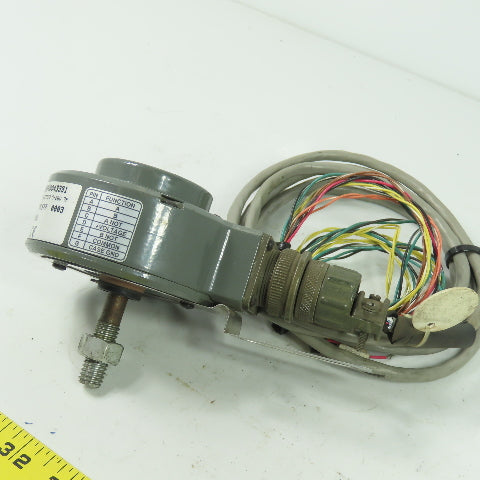Dynapar HS35090043331 Hollow Shaft Encoder 0900 PPR 3/8" Bore 5-26V 7-Pin