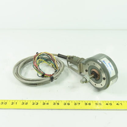 Dynapar HS35090043331 Hollow Shaft Encoder 0900 PPR 3/8" Bore 5-26V 7-Pin