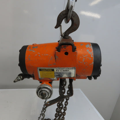 Gardner Denver K5HA05LRSAAA05 KG-5 Air Hoist Rope Control 550LB Cap. 10' Lift