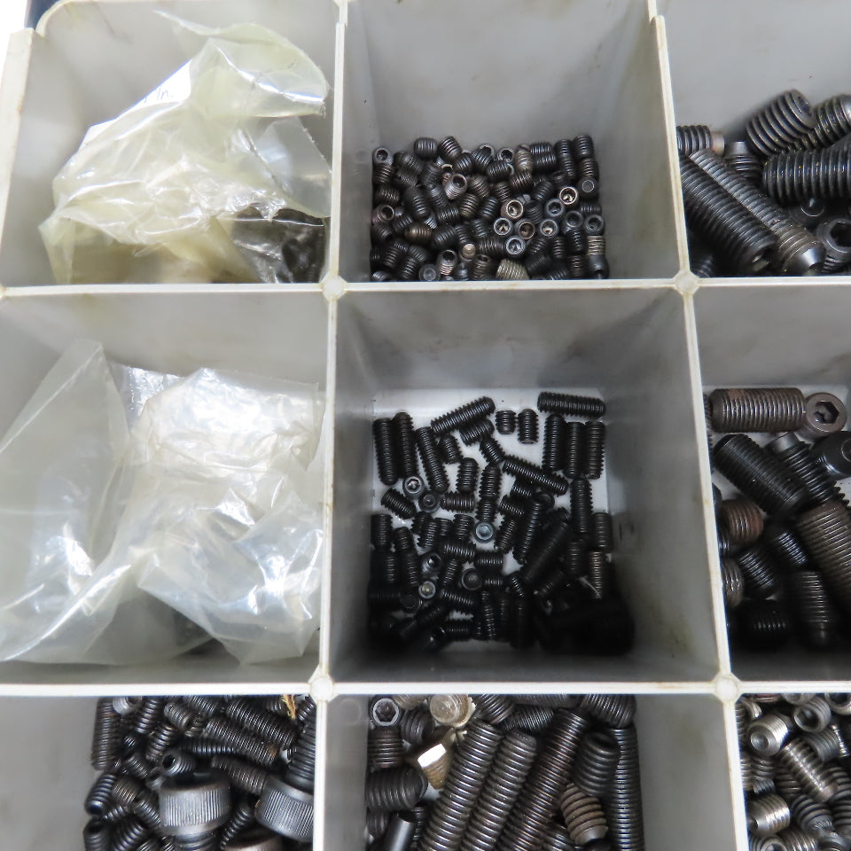 Misc. Steel Drawer Full Socket Head Set Screws Cup Point 10-20 To 1"-8