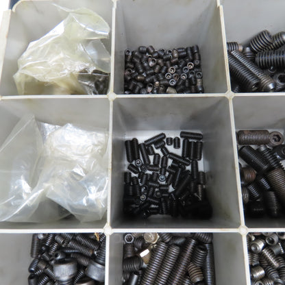 Misc. Steel Drawer Full Socket Head Set Screws Cup Point 10-20 To 1"-8