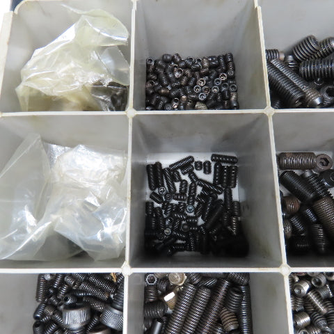 Misc. Steel Drawer Full Socket Head Set Screws Cup Point 10-20 To 1"-8