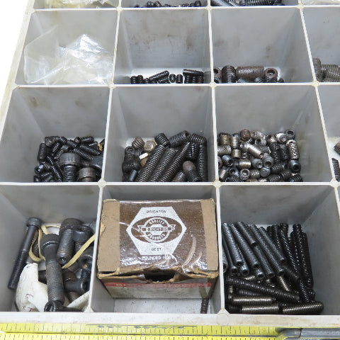 Misc. Steel Drawer Full Socket Head Set Screws Cup Point 10-20 To 1"-8