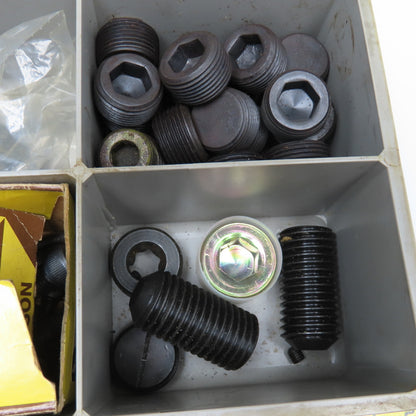 Misc. Steel Drawer Full Socket Head Set Screws Cup Point 10-20 To 1"-8