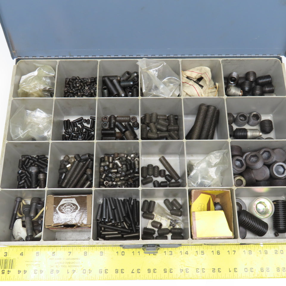 Misc. Steel Drawer Full Socket Head Set Screws Cup Point 10-20 To 1"-8