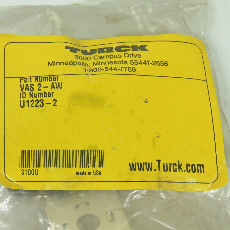 Turck VAS 2-AW Connector Plug Din Value