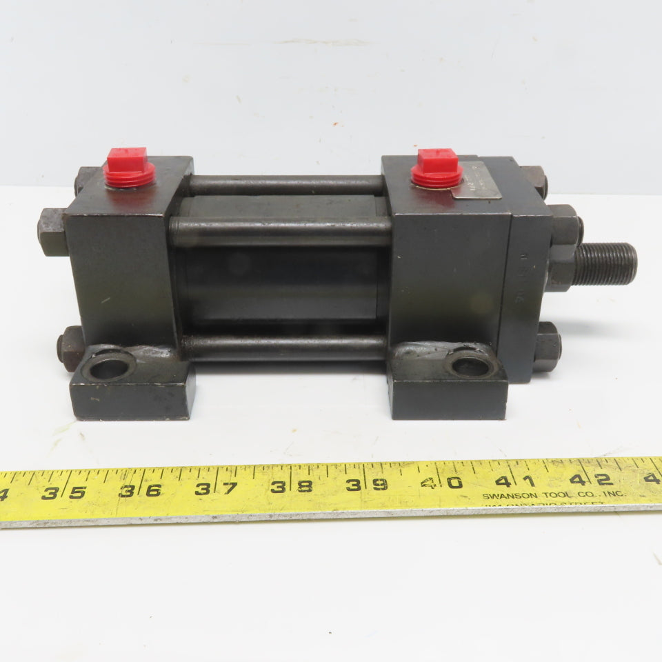 1C80006-228-2B LN3A 2x2 Tie Rod Hydraulic Cylinder 2" Stroke 2" Bore 1" Rod