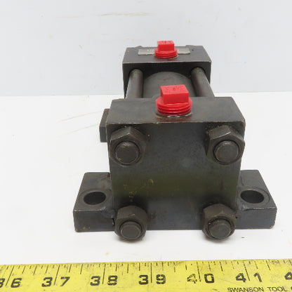 1C80006-228-2B LN3A 2x2 Tie Rod Hydraulic Cylinder 2" Stroke 2" Bore 1" Rod