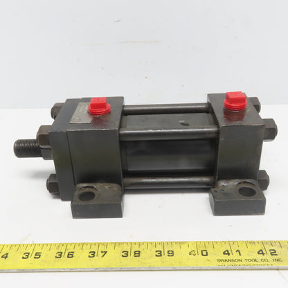 1C80006-228-2B LN3A 2x2 Tie Rod Hydraulic Cylinder 2" Stroke 2" Bore 1" Rod