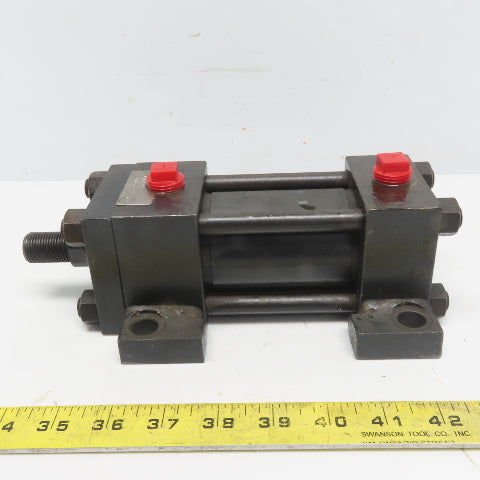 1C80006-228-2B LN3A 2x2 Tie Rod Hydraulic Cylinder 2" Stroke 2" Bore 1" Rod