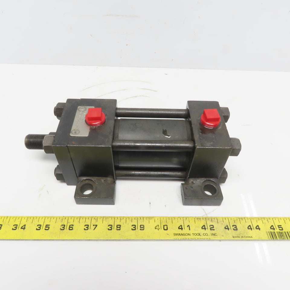 1C80006-228-2B LN3A 2x2 Tie Rod Hydraulic Cylinder 2" Stroke 2" Bore 1" Rod