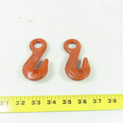 CM HA 9/32 Eye Cradle Grab Hook 9/32" Lot Of 2