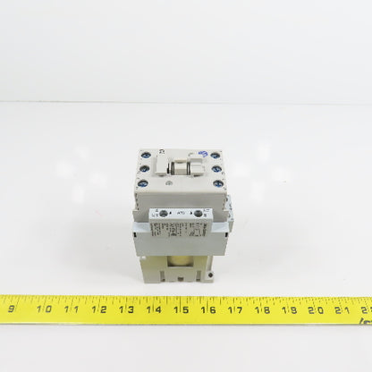 Allen Bradley 100-C30Z*00 Ser C C30 600VAC Contactor 24VDC Coil 2-25HP