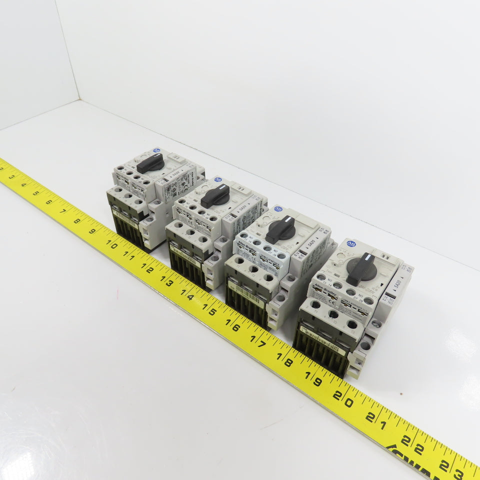 Allen Bradley 140M-D8N-C10 Ser C & D 10A Motor Circuit Protector Lot Of 4