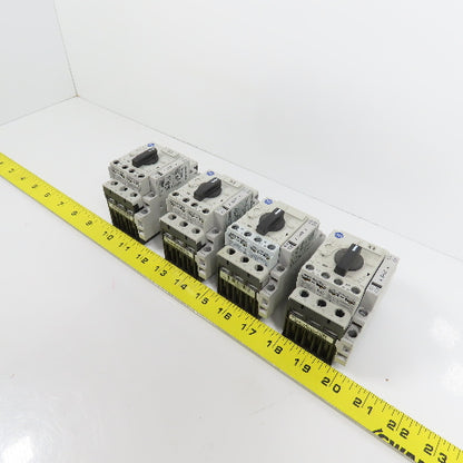 Allen Bradley 140M-D8N-C10 Ser C & D 10A Motor Circuit Protector Lot Of 4